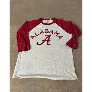 League Collegiate Outfitters mens University of Alabama 3/4 Sleeves Shirt S